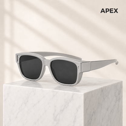 Sur-lunettes polarisées homme