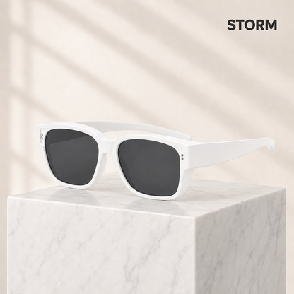 Sur-lunettes polarisées homme