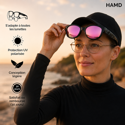 Sur-lunettes polarisée
